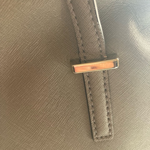 Rare ! Kate Spade Grey Leather Shoulder Bag - Picture 8 of 11